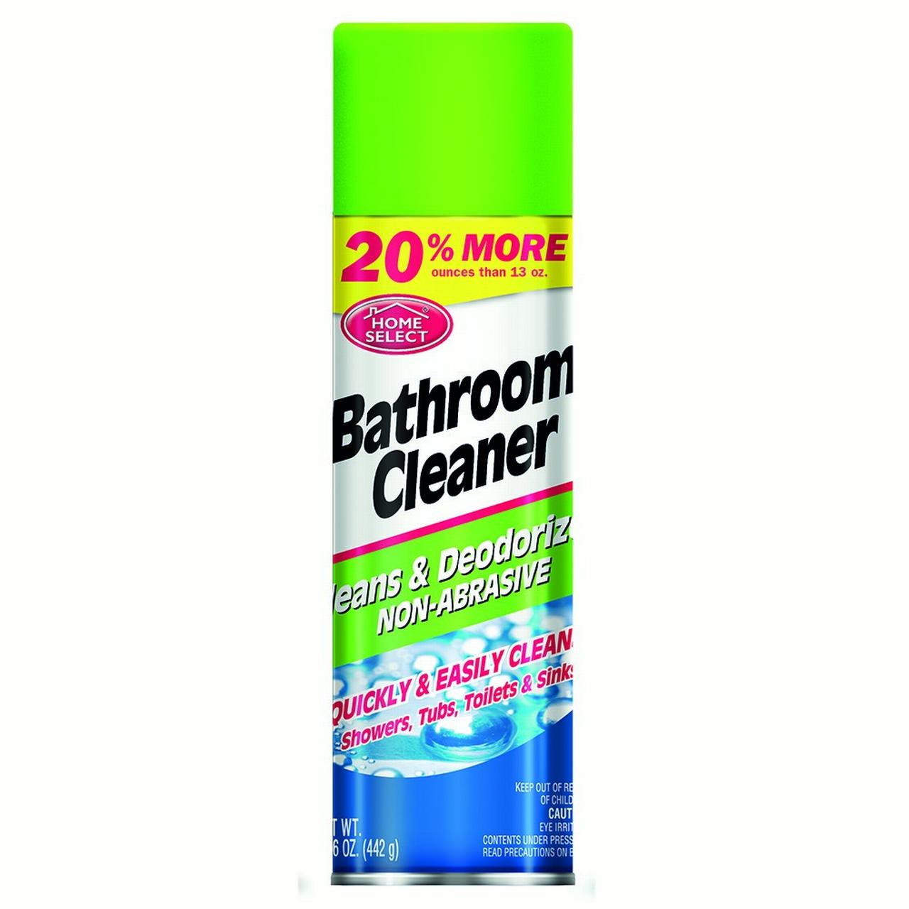 Home Select Bathroom Cleaner Spray, Fresh N' Clean, 14 Oz